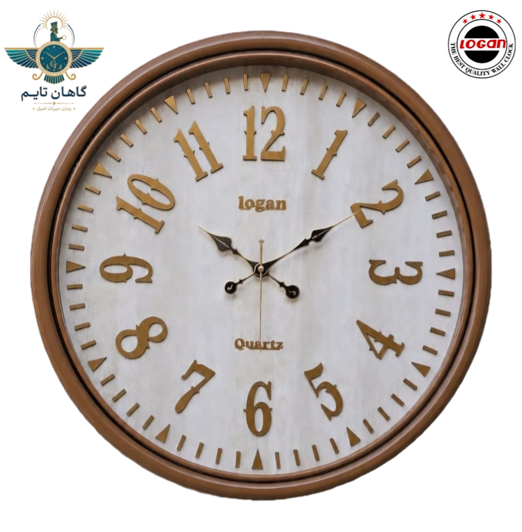 ساعت دیواری لوگان - کد ۲۱۸ - ۶۰ سانتی