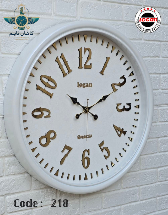 ساعت دیواری لوگان - کد ۲۱۸ - ۶۰ سانتی