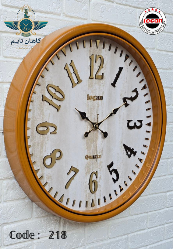 ساعت دیواری لوگان - کد ۲۱۸ - ۶۰ سانتی