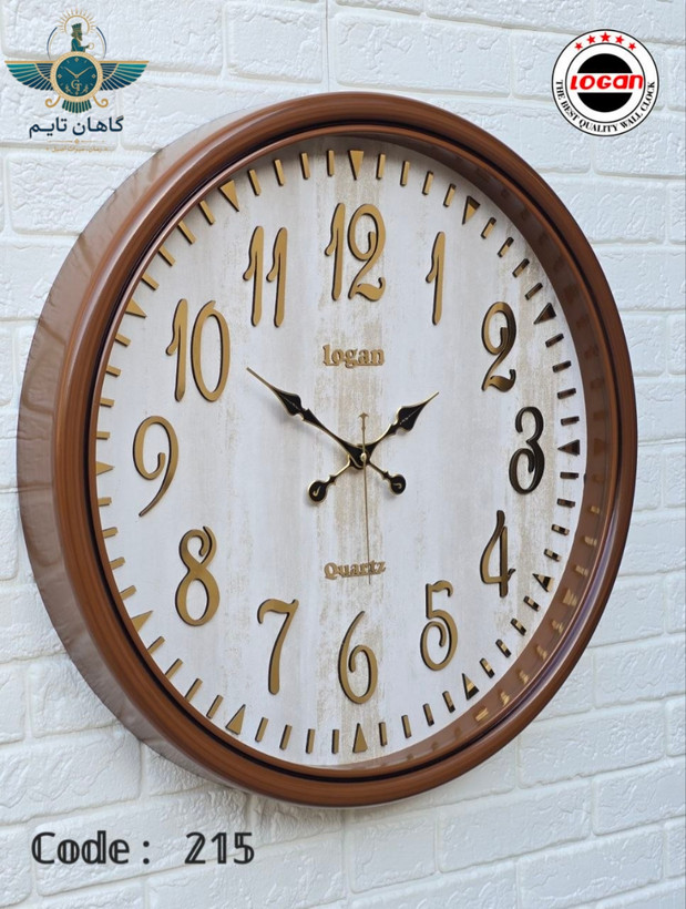 ساعت دیواری لوگان - کد ۲۱۵ - ۶۰ سانتی