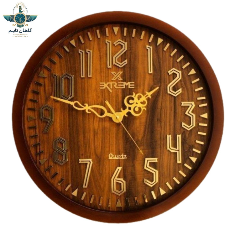 ساعت دیواری اکستریم - ۵۰ سانتی - کد 105 آنتیک
