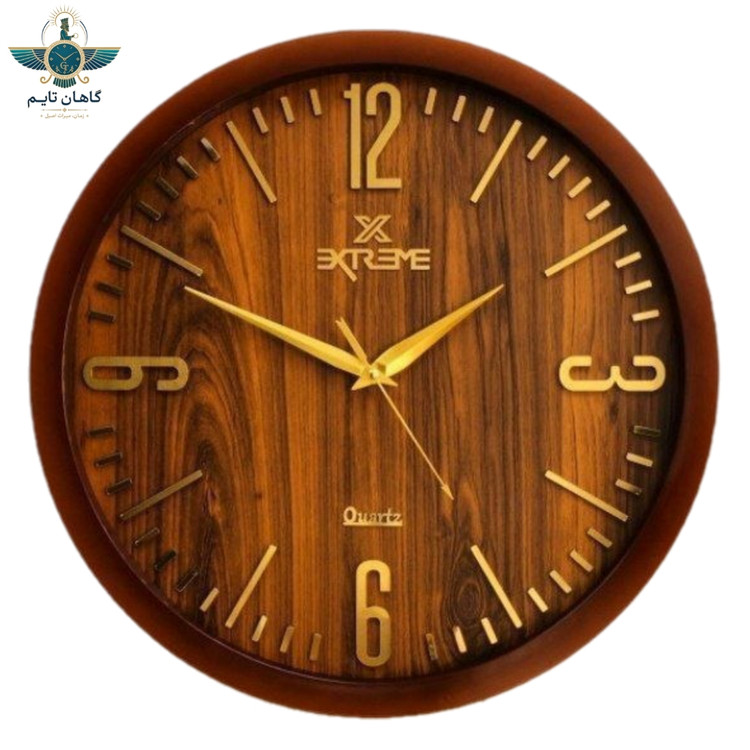 ساعت دیواری اکستریم - ۵۰ سانتی - کد 105 آنتیک