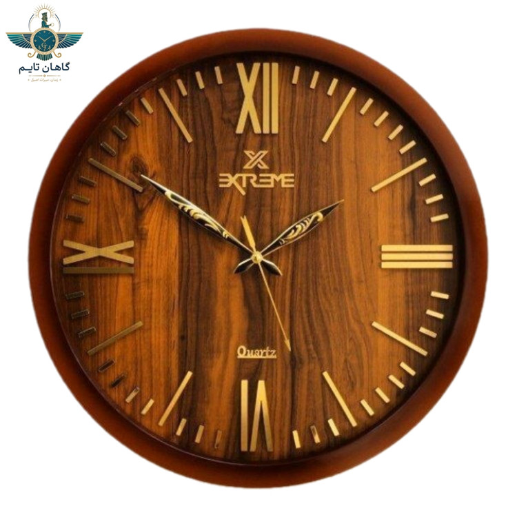 ساعت دیواری اکستریم - ۵۰ سانتی - کد 105 آنتیک